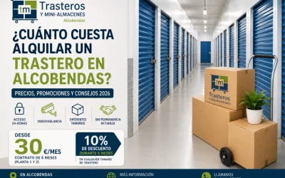 ¿Cuánto cuesta alquilar un trastero en Alcobendas? Precios, promociones y guía completa (2026)